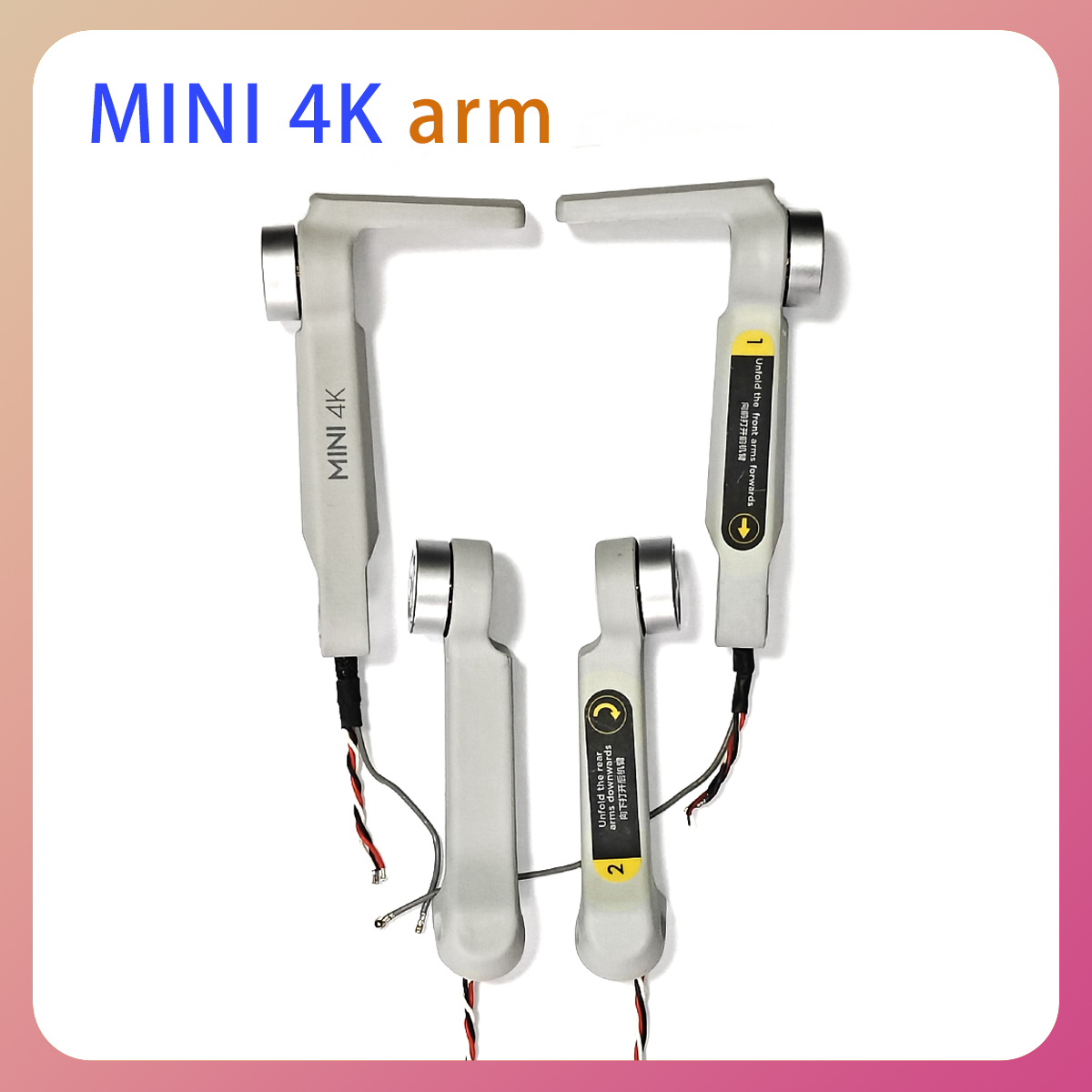 Drone Arm - Brazos traseros delanteros izquierdo y derecho