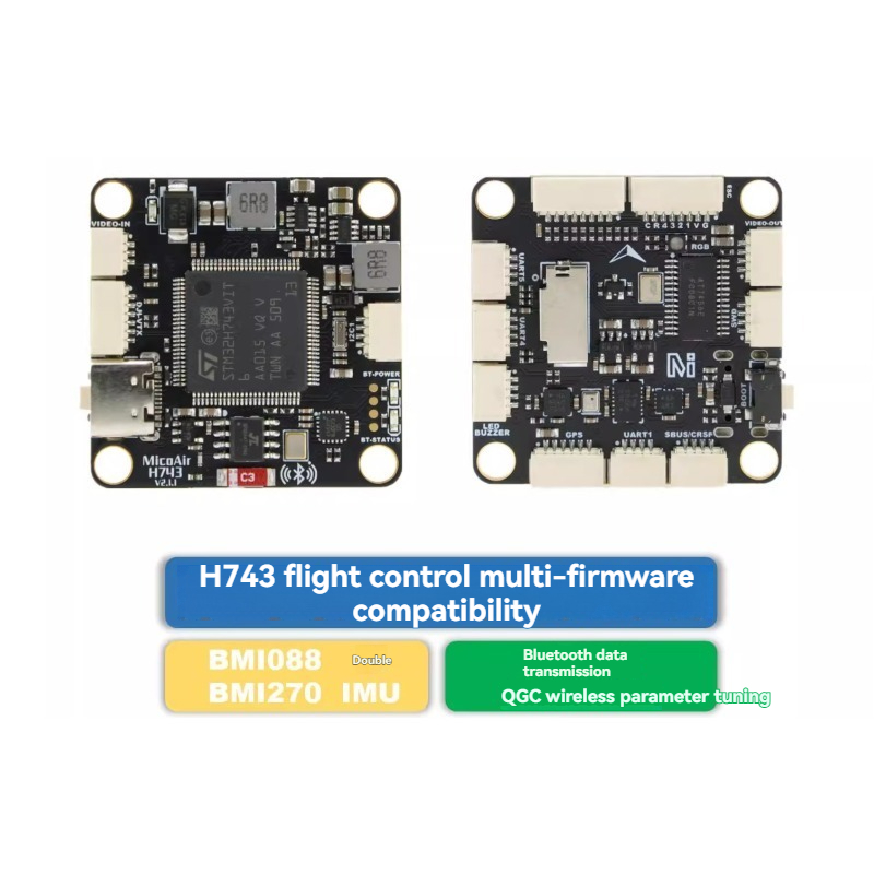 Drone Flight Controller - Controlador de vuelo MicoAir743 V2, doble