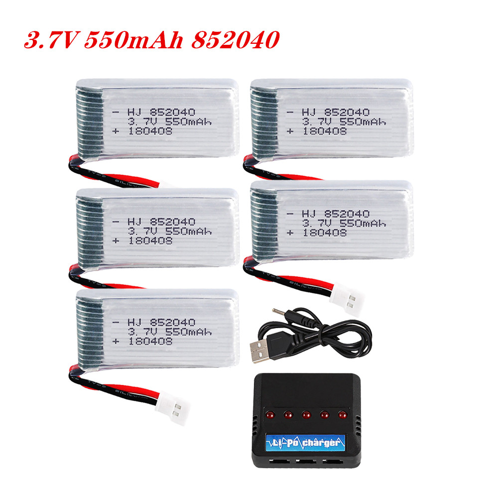 Drone Charger - Batería Lipo 3.7V 550mAh 25C 852040