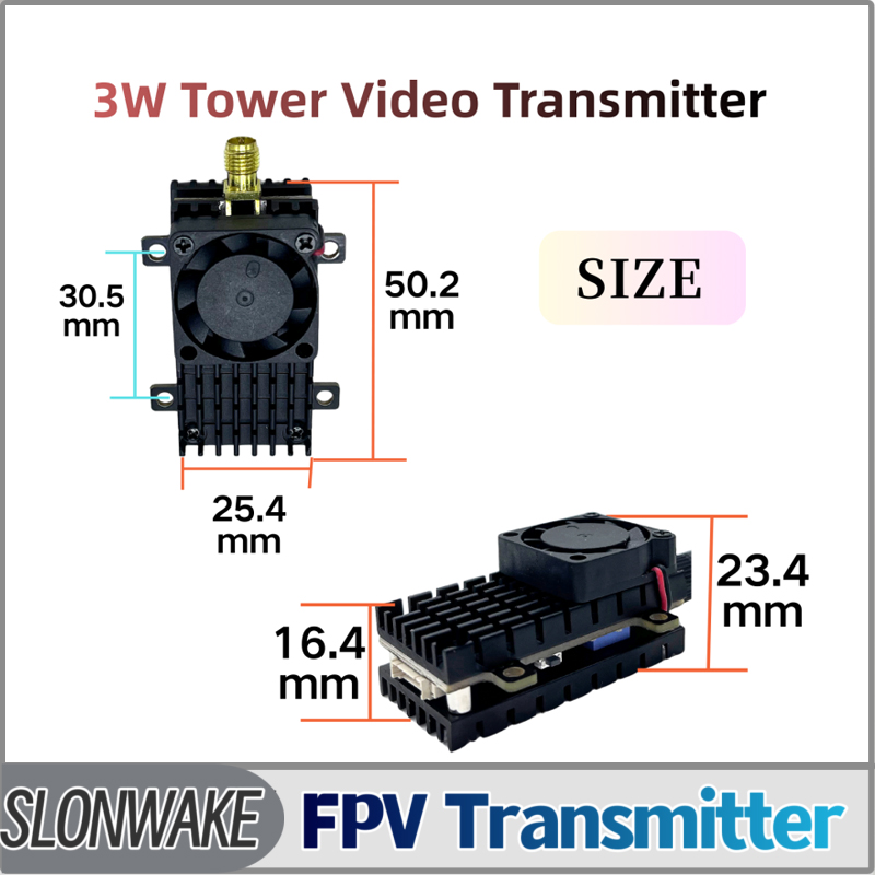 Drone Frame - SLONWAKE 5,8G 3000mW simulación VTX FPV