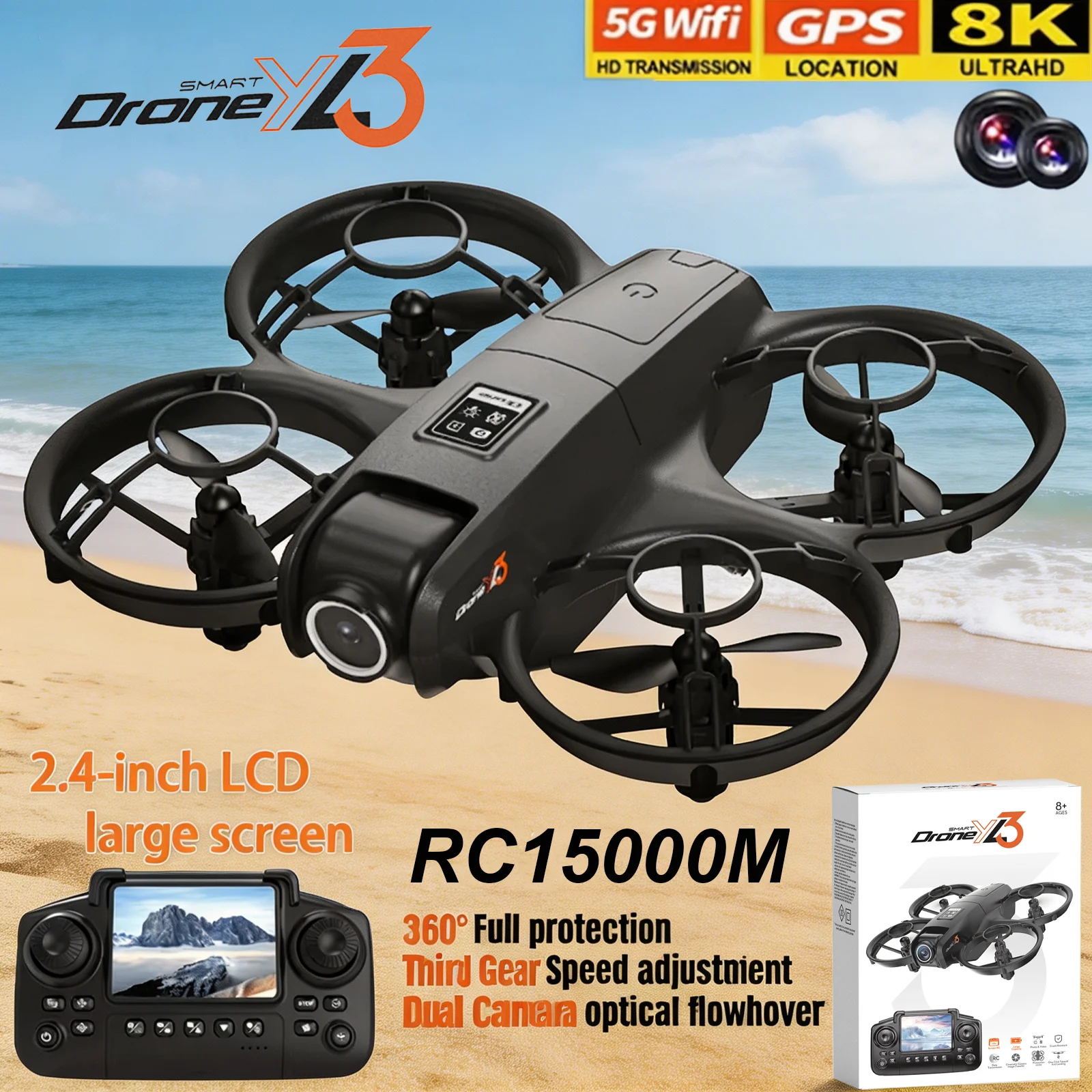 Drone Gps Mount - Nuevo Dron RC YL3 8K 1080P