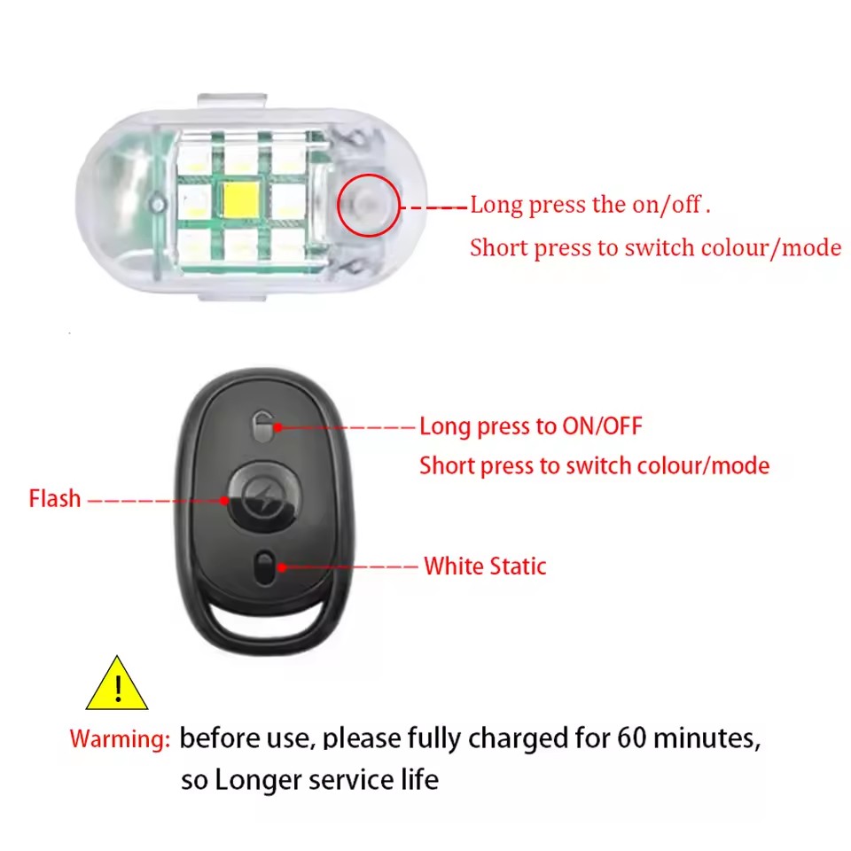 Luz Estroboscópica LED con Con - Drone Led Light reseña y precio