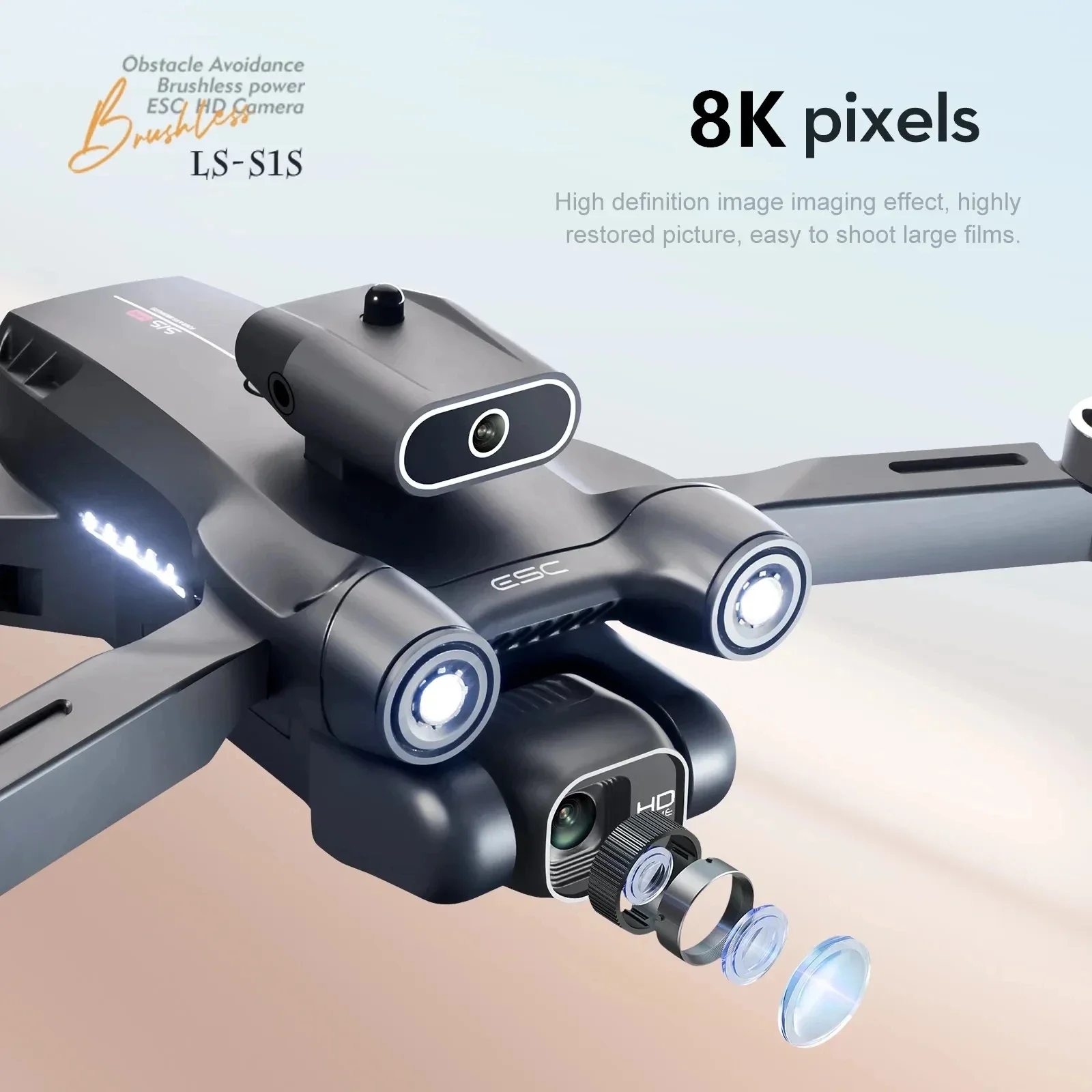 Dron con Motor sin escobillas  - Drone Gps Mount reseña y precio
