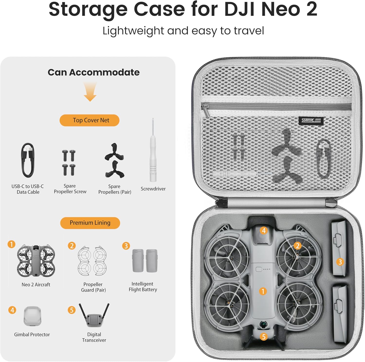 STARTRC Neo 2 Bolso de hombro  - Drone Battery reseña y precio