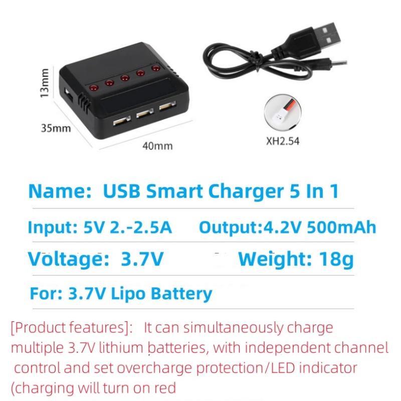 Syma X5HW X5HC X5C X5SW 3,7 V  - Drone Charger reseña y precio