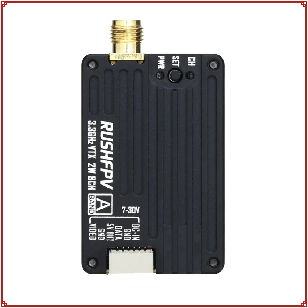 Nuevo Transmisor RUSHFPV 3.3G  - Drone Receiver reseña y precio
