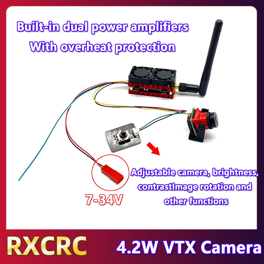 RXCRC 5,8G 48CH 4,2 W transmis - Drone Receiver reseña y precio