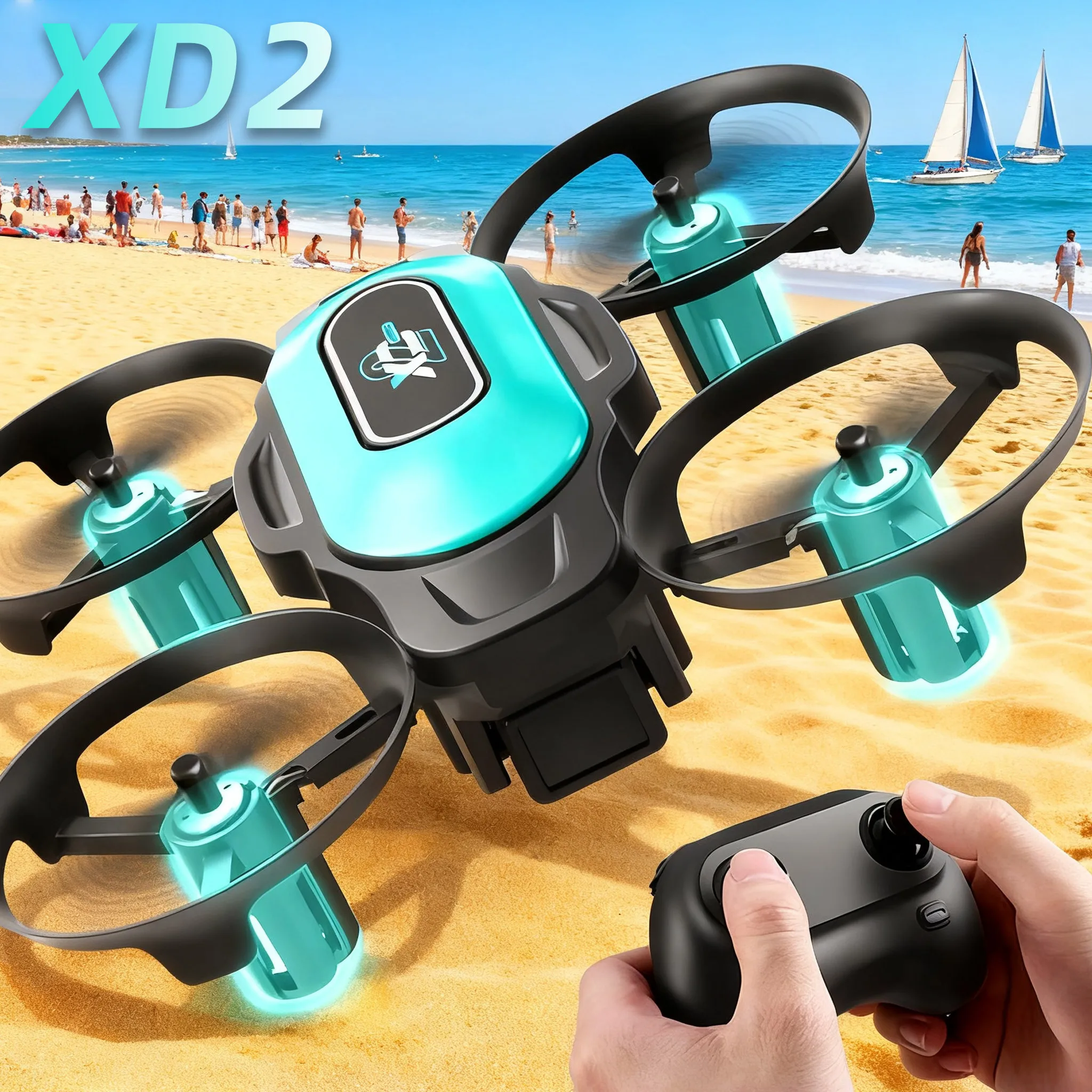 Mini Dron XD2, 360 °   Acrobac - Drone Led Light reseña y precio