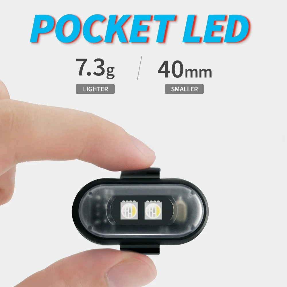 Luz estroboscópica para motoci - Drone Led Light reseña y precio