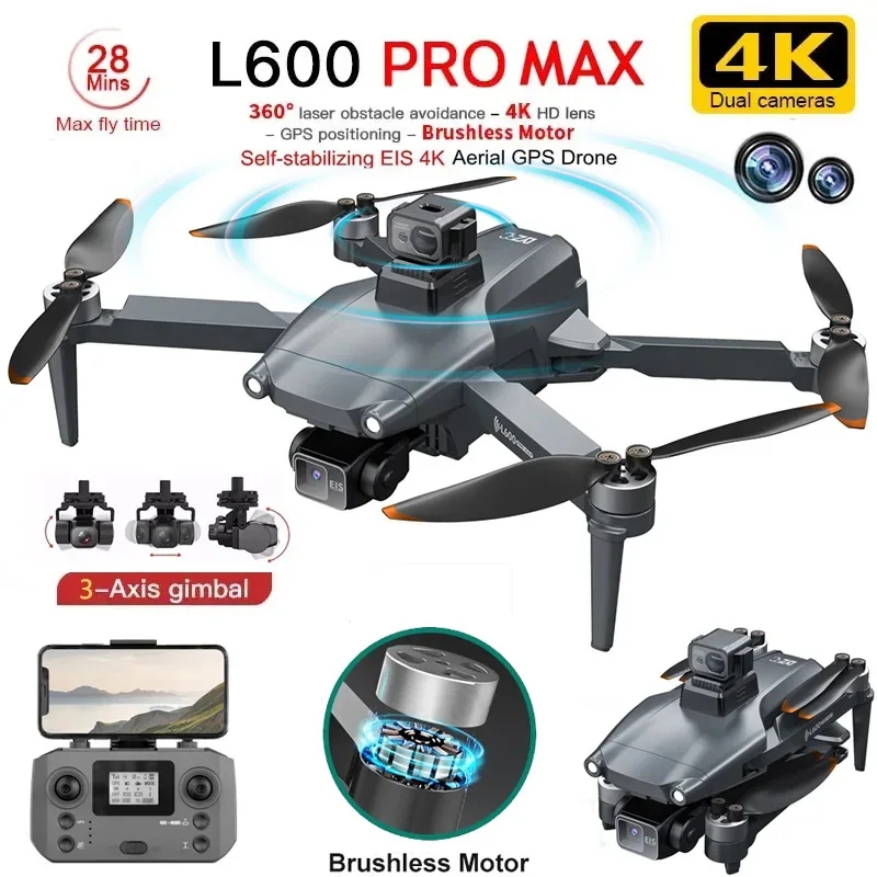 L600 PRO MAX GPS Drone profesi - Drone Gps Mount reseña y precio