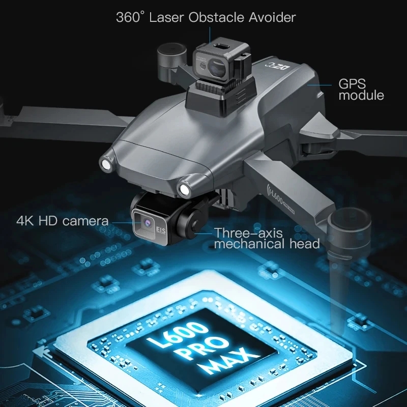 L600 PRO MAX GPS Drone profesi - Drone Gps Mount reseña y precio
