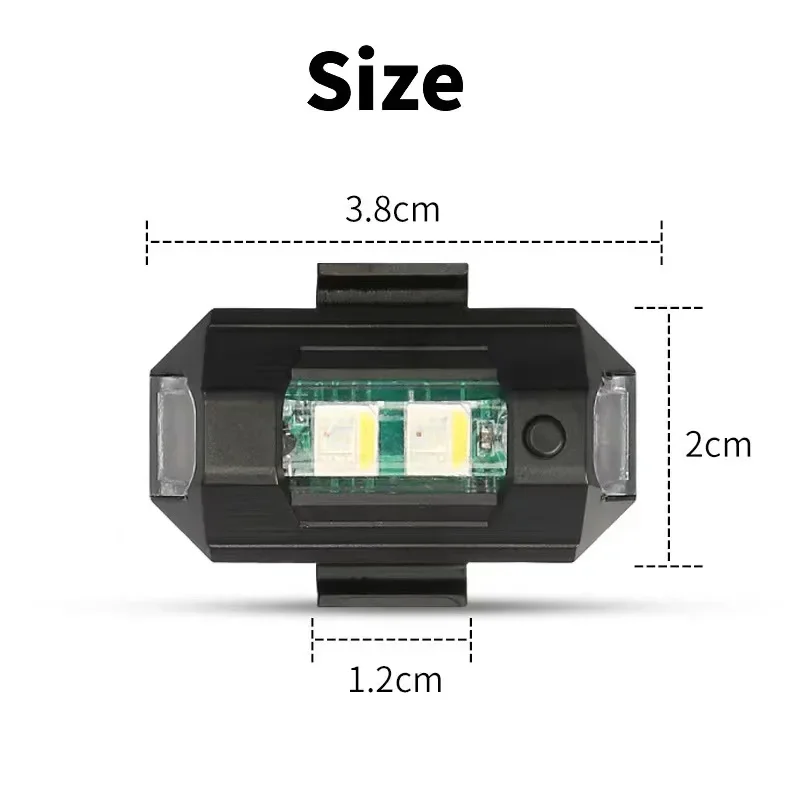 Luces para motocicleta, luz es - Drone Led Light reseña y precio