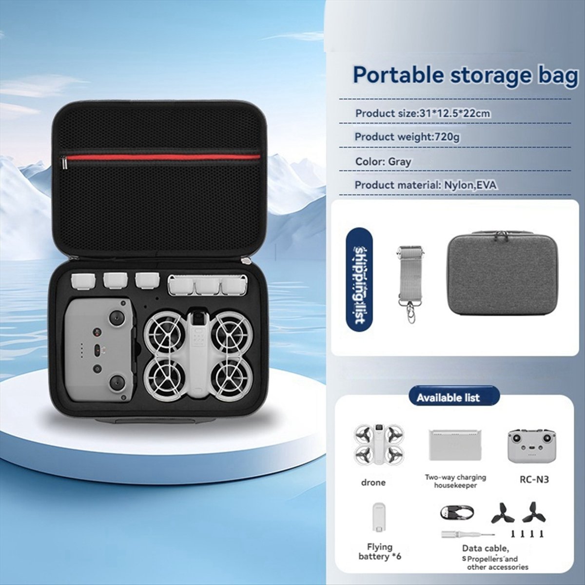 Bolsa de Transporte A43M para  - Drone Battery Strap reseña y precio