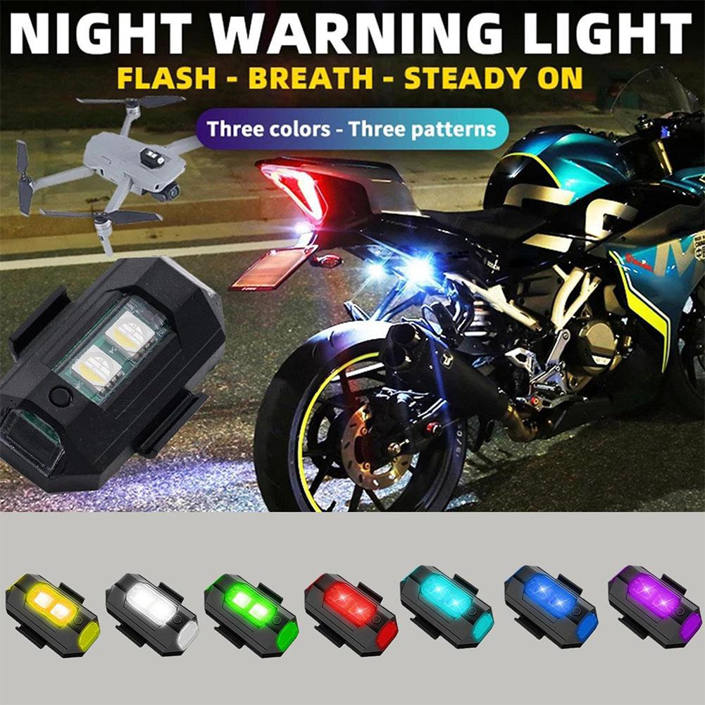 2 uds Mini luces LED estrobosc - Drone Led Light reseña y precio