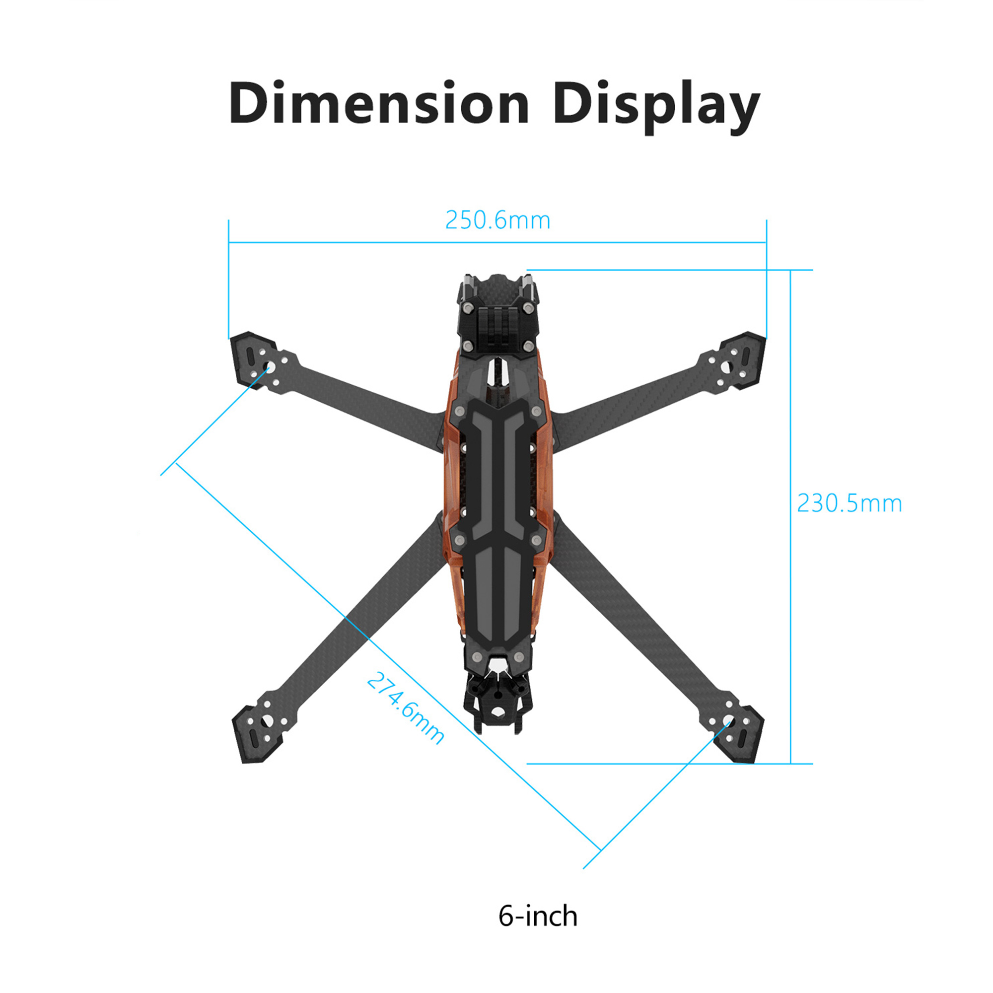 GEPRC GEP-Vapor-D5 D6 O4 Pro - - Drone Landing Gear reseña y precio